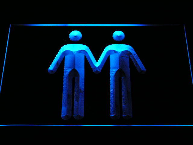 Gay Toilet Man Man Neon Light Sign